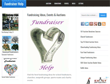 Tablet Screenshot of fundraiserhelp.com
